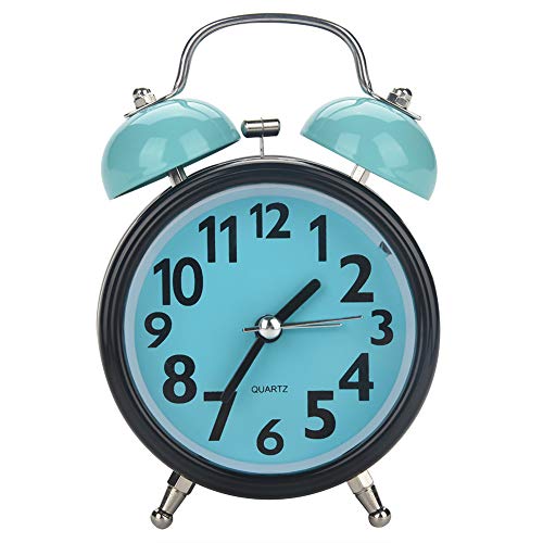 Yosoo Silent Double Bell Alarm Clock