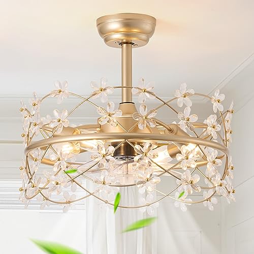 9 Superior Chandelier Ceiling Fan For 2024 Storables   Youngrender Gold Caged Ceiling Fan With Light 51x I7kakkL 