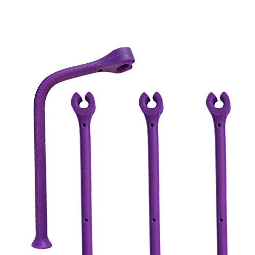 YouU Silicone Dishwasher Stemware Holder (Purple/4 pcs)
