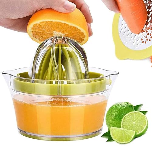 Yuanlaite Citrus Orange Juicer with Measuring Cup Grater