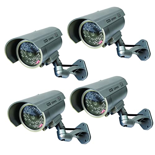 Yuarisx Dummy Security Camera Bullet Fake Indoor Outdoor CCTV
