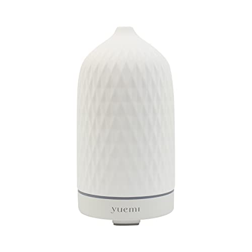 Yuemi Zen Breeze 160ml Ceramic Aromatherapy Diffuser with LED Night Light