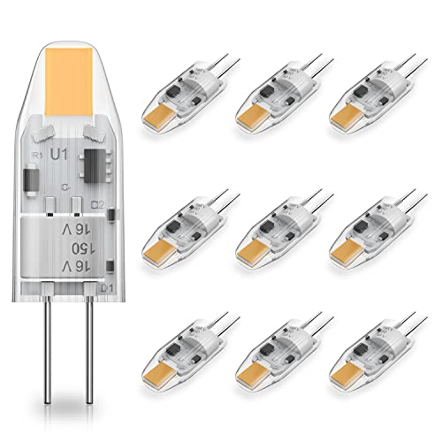 YUIIP G4 Bulb Bi-Pin Base 2700K Warm White Light Bulb (10 Pack)