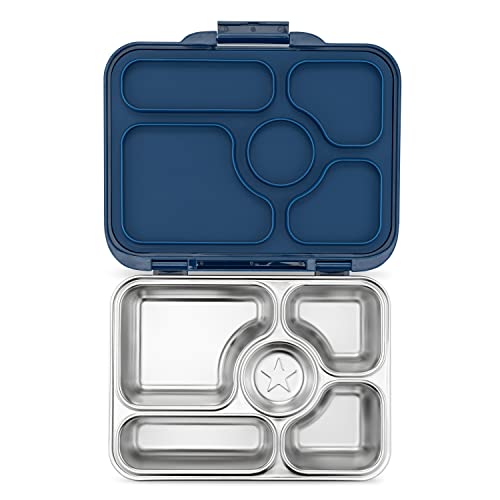Yumbox Presto Leakproof Stainless Steel Leakproof Bento Box (Santa Fe Blue)