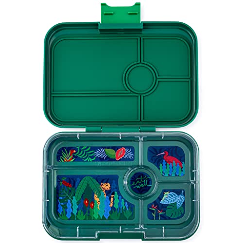 Yumbox TAPAS Leakproof Bento Lunch Box - Ideal Portion Sizes for Pre-teens, Teens & Adults (Green)
