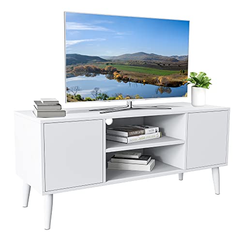Yusong Retro TV Stand for 55 Inch TV