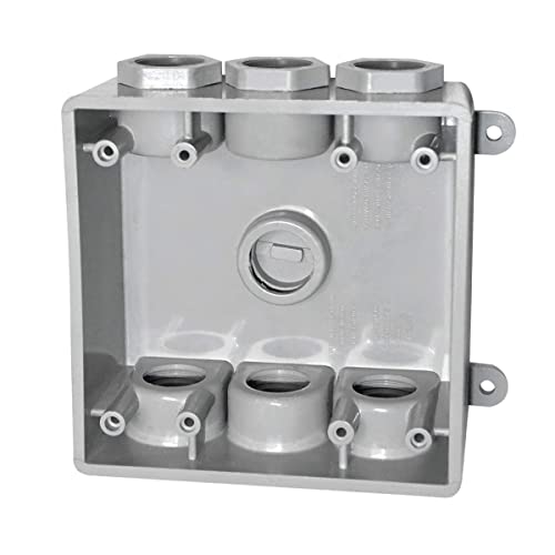 YXX-TECH Weatherproof Outdoor Switch Outlet Box, UL Listed Plastic Junction Box