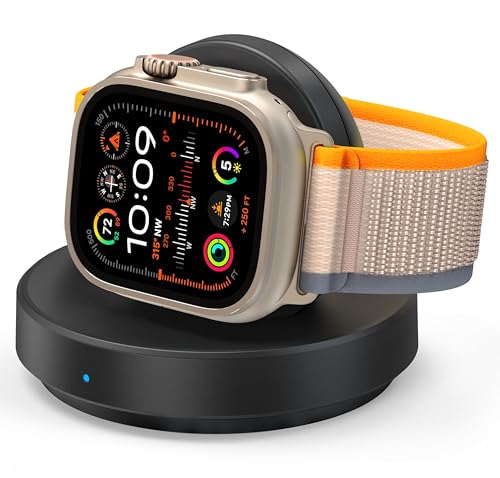 ZAPOGO Portable Magnetic Watch Charger Stand for Apple Watch Series 9-2
