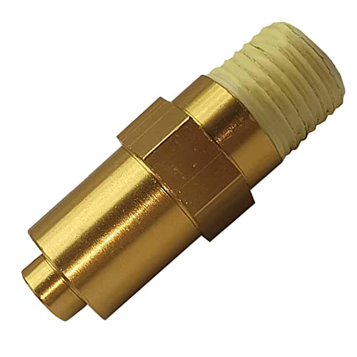 Zeiboat 7101359 Thermal Relief Valve for Gas Powered Pressure Washer Pumps, 1/4 Inch NPT