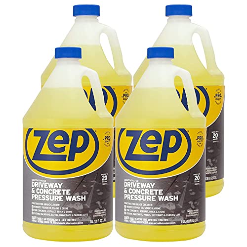 Zep Professional Concrete Pressure Wash Cleaner - 1 Gallon (Case of 4)
