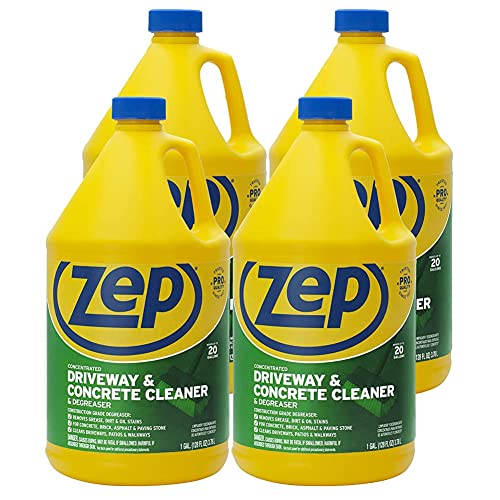 Zep Driveway Cleaner and Degreaser - 1 Gallon (Case of 4)