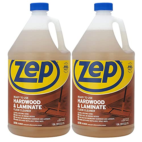 Zep Industrial Hardwood and Laminate Floor Cleaner - 1 Gallon (Pack of 2)
