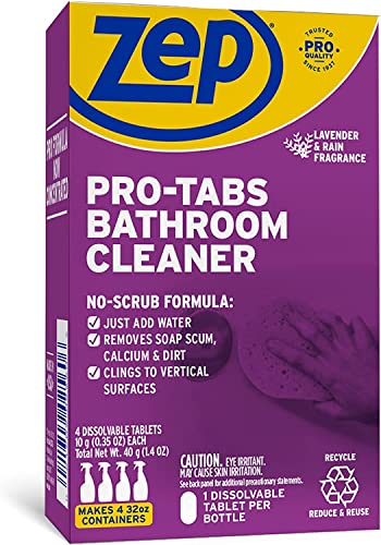 Zep PRO-TABS - Dissolvable Tablets for Environmentally Friendly Bathroom Cleaning