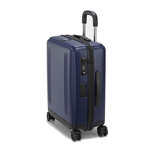 ZERO Halliburton Edge Lightweight Polycarbonate Travel Case (Blue, Continental Carry-On)