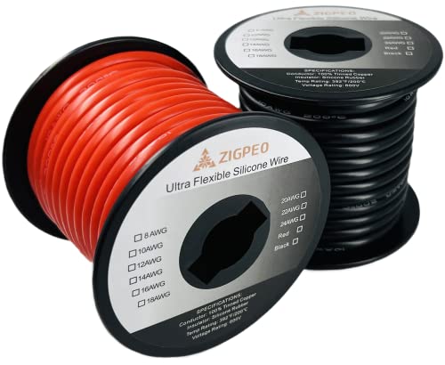 ZIGPEO 10 AWG Silicone Wire