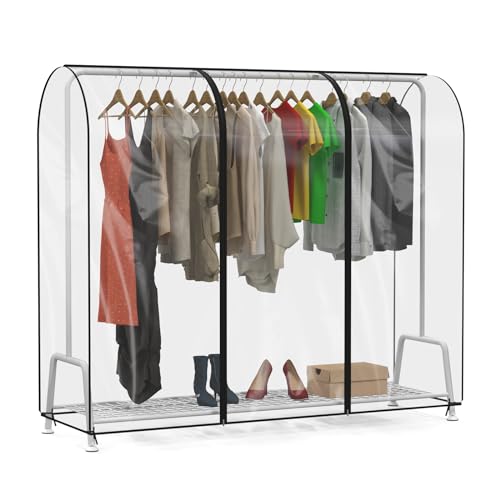 Zilink Clear Garment Rack Cover