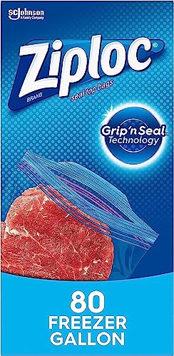 Ziploc Gallon Storage Bags with Grip 'n Seal Technology
