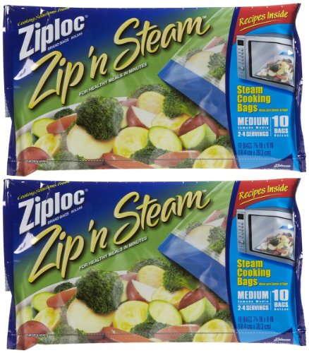 Ziploc Zip'N Steam Cooking Bags