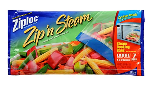 Ziploc Zip'n Steam Microwave Steam Cooking Bags