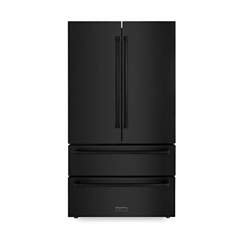 ZLINE 36 in. French Door Refrigerator with Ice Maker