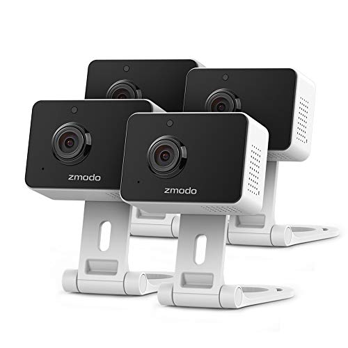 Zmodo Mini WiFi Camera 4 Pack, 1080p Wireless Security Camera