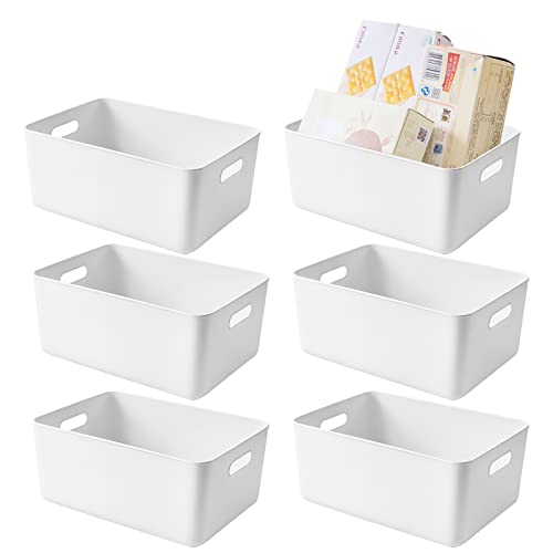 ZOAJU Plastic Basket Set - Storage Organizer Bins