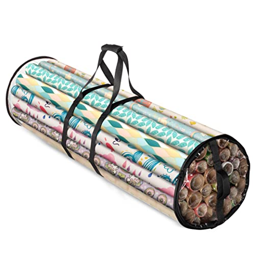 ZOBER Wrapping Paper Storage - Fits 20 Standard Rolls