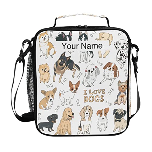 ZOEO Kids Puppy Insulated Lunch Bag for School and Office