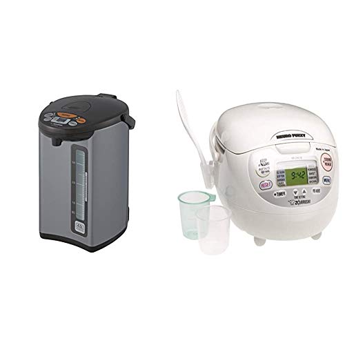 Zojirushi Micom Water Boiler & Warmer and NS-ZCC10 Neuro Fuzzy Rice Cooker