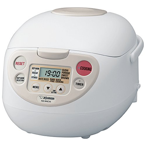 Zojirushi NS-WAC10-WD 5.5-Cup (Uncooked) Micom Rice Cooker and Warmer