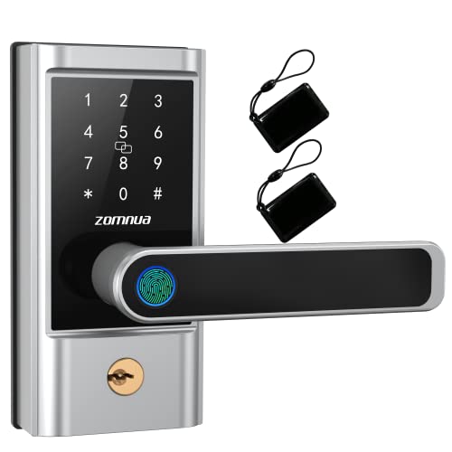 Zomnua Fingerprint Lever Lock Keypad Door Lock