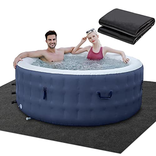ZOMOFEW Hot Tub Pool Protector Mat: Absorbent, Anti-Slip, Waterproof