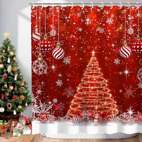 10 Unbelievable Christmas Shower Curtains For Bathroom for 2023 | Storables