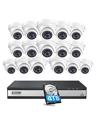 ZOSI 16 Channel 4K POE Security Camera System