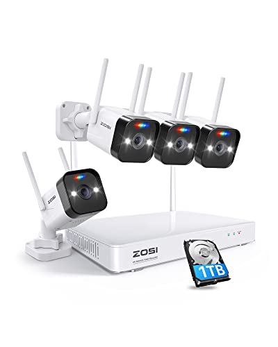 ZOSI 2K Spotlight Wireless Security Camera System