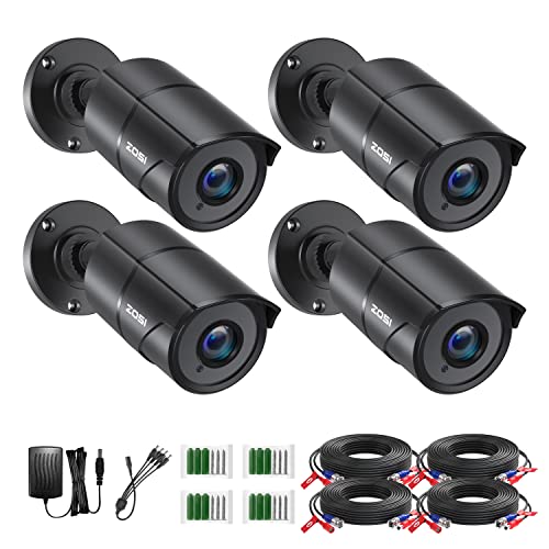 ZOSI 4 Pack 1080p Home Security Cameras