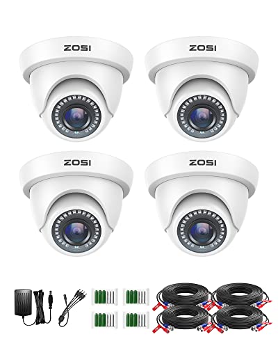 ZOSI 4 Pack 2.0MP HD 1080P Security Cameras Kit