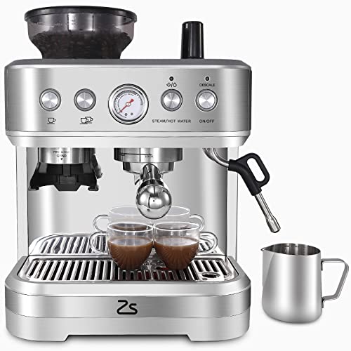 2023 New MIROX Espresso Coffee Maker Machine with Grinder, Combo