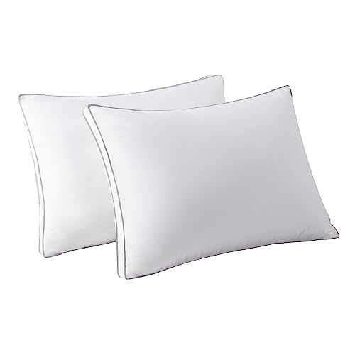 ZUBISU Side Sleeper Goose Down Pillows 600 Fill Power (Standard, Pack of 2)