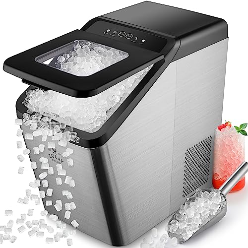 GoveeLife Smart Ice Makers, Portable Countertop Ice Maker Machine with  Self-Cleaning, 6 Mins 9 Bullet Ice, 26lbs/24Hrs, Voice Remote for Home  Kitchen
