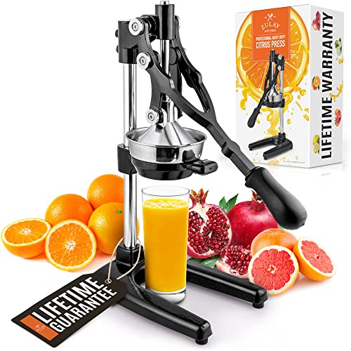 Zulay Extra Tall Citrus Press - Manual Juicer for Tall Glasses & Tumblers