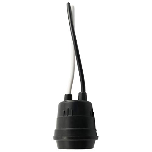 ZYAMY 10pcs Waterproof Lamp Socket with Wire Fully Sealed Rainproof Lamp Head with Glue