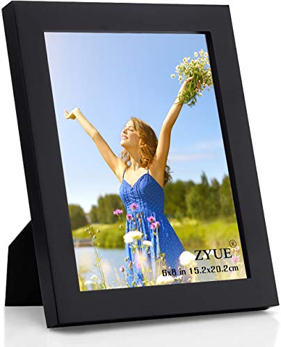 ZYUE 6x8 inch Picture Frame with HD Plexiglass