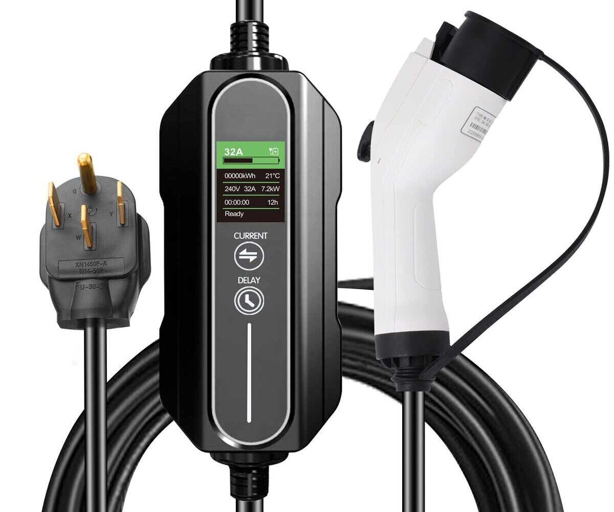 TOPDON Level 2 EV Charger, 40Amp 240V Smart Home Electric Car Charger, NEMA  14-50, UL Listed, Energy Star, Electric Vehicle Charger with WiFi, EVSE EV