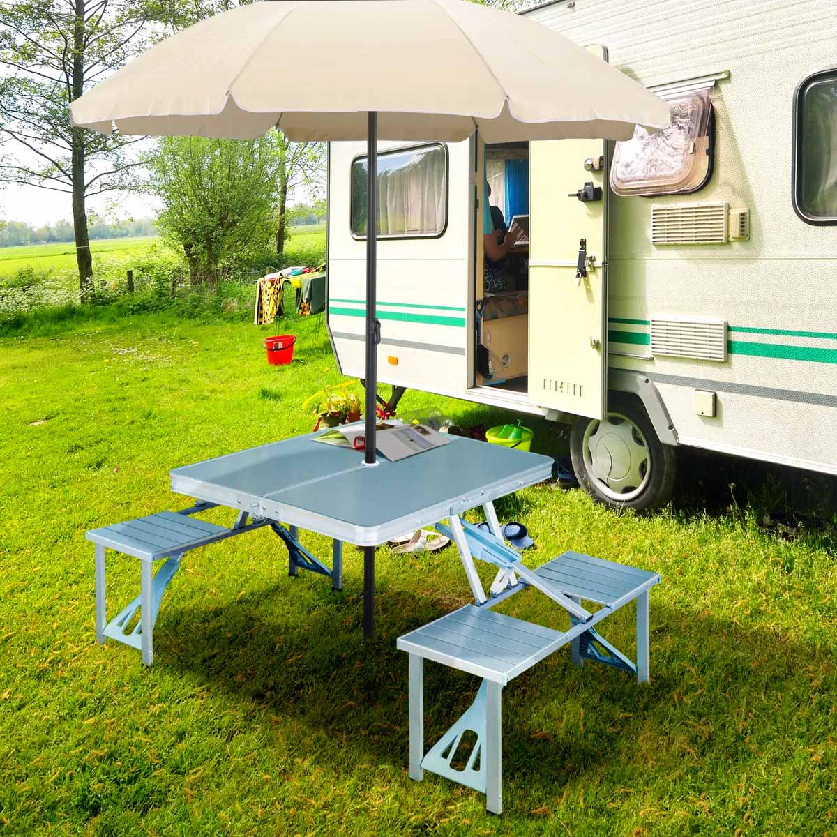 10 Best Picnic Table With Umbrella For 2024