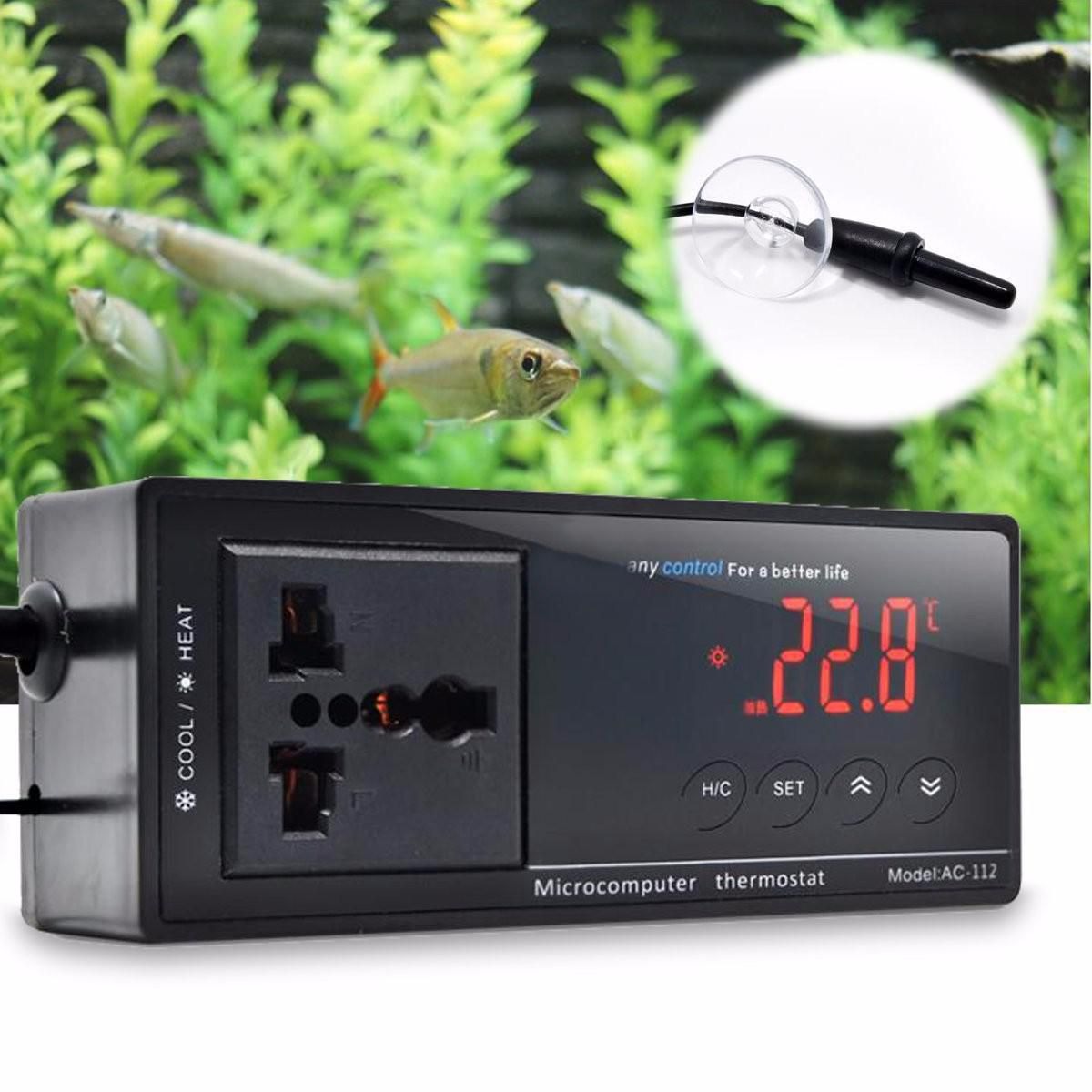 Inkbird Heating Thermostat Aquarium Reptile Submersible Probe