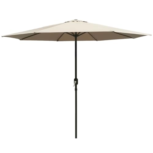 11FT Patio Umbrella with Rust-Resistant Frame
