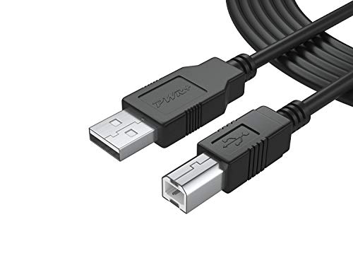 12Ft USB Printer Cable for HP, Canon, Epson, Brother