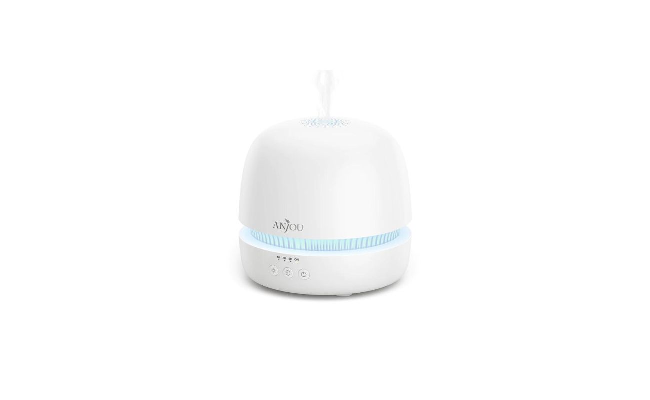 YIKUBEE Oil Diffuser 500ml Aromatherapy Diffuser Essential Oil Diffusers  Diffusers for Essential Oils Large Room Home Pure White-no Oil