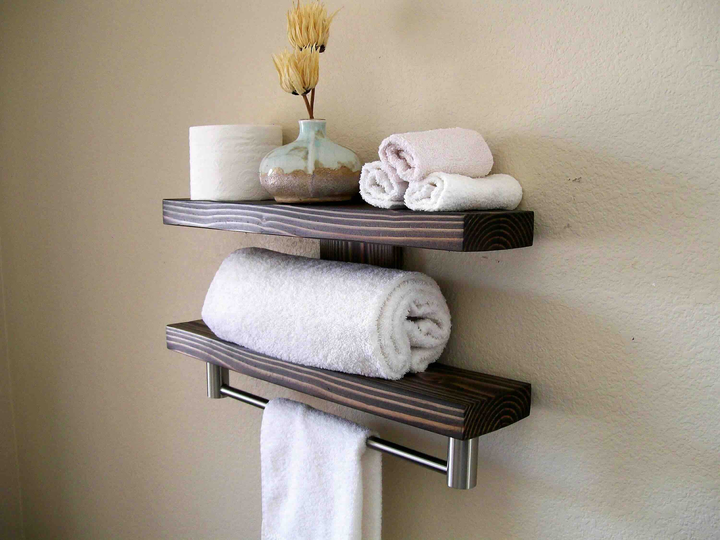 13 Amazing Bathroom Shelf With Towel Rack For 2024